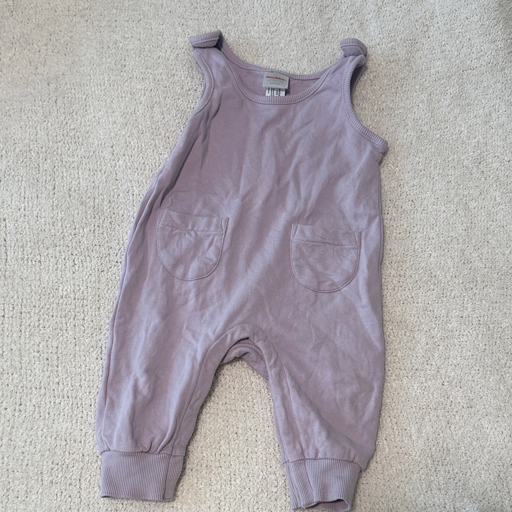 Hanna Andersson Lilac Kids Overalls
